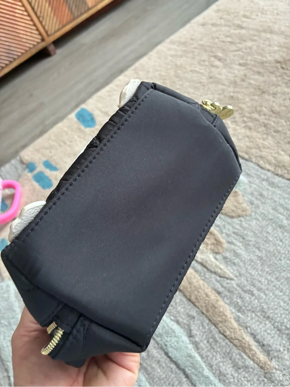 Betsey Johnson hedgehog cosmetic/pencil bag.
